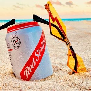 Yellow Diamond Cut Sunglasses